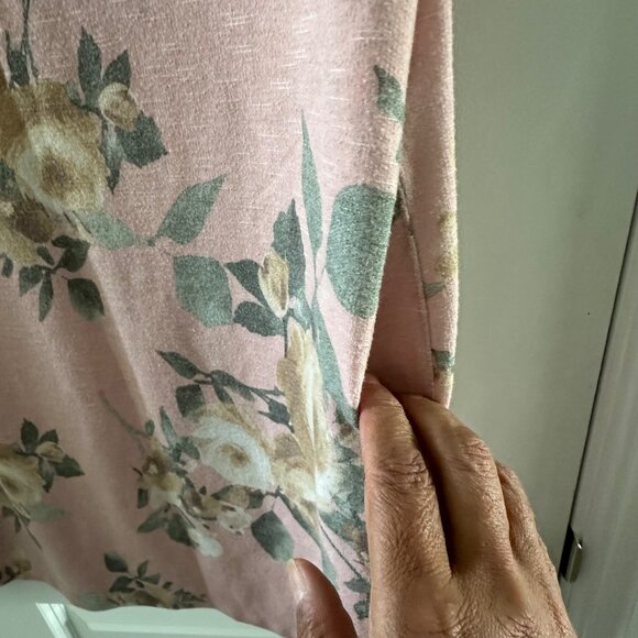 Floral Pink Short Sleeve Dress Small - White Birch - Picture 5 of 6